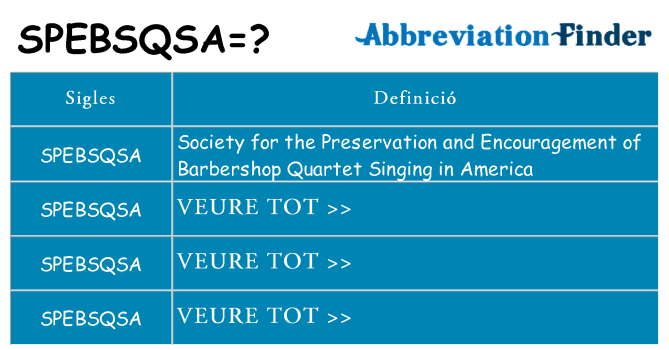 Què representen spebsqsa
