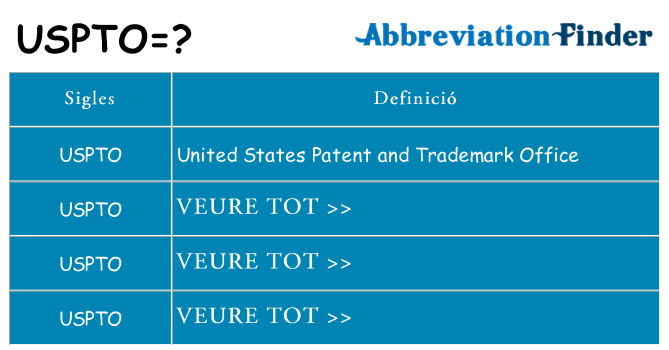 Què representen uspto