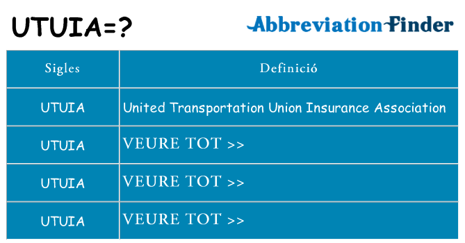 Què representen utuia