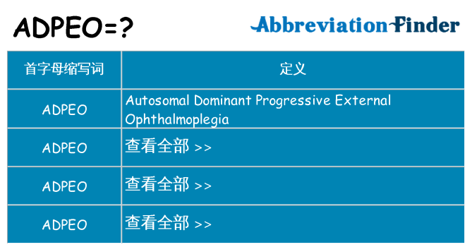 adpeo 代表什么