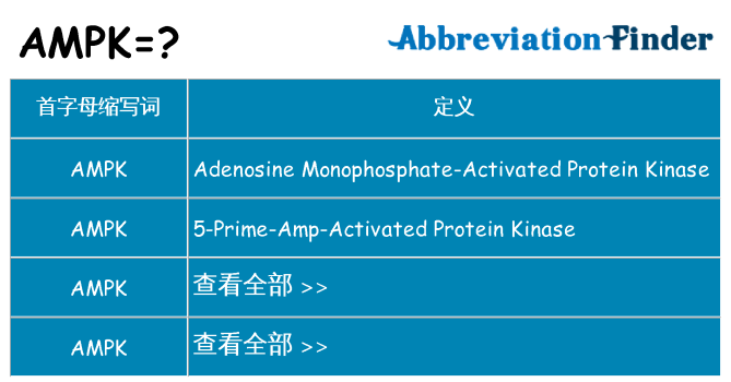 ampk 代表什么
