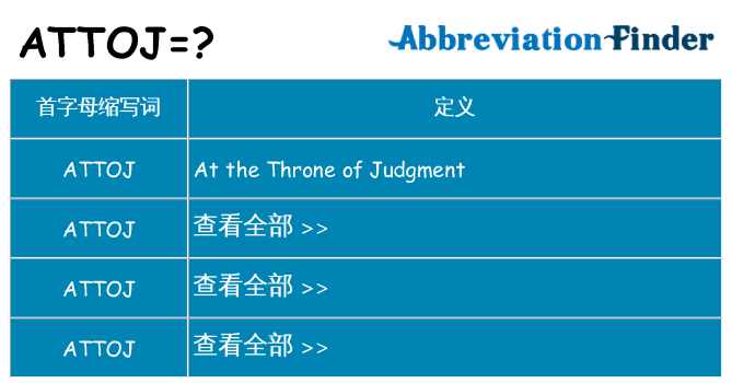 attoj 代表什么