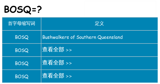 bosq 代表什么