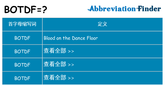 botdf 代表什么