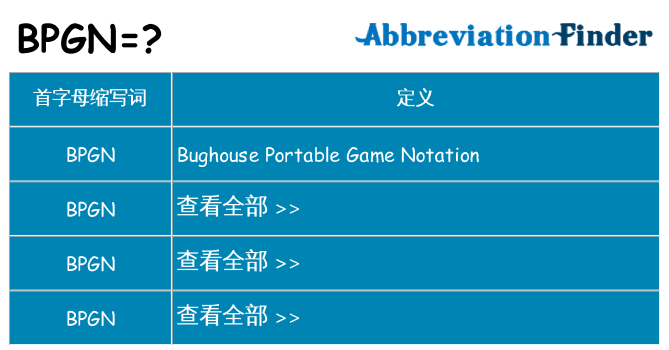 bpgn 代表什么