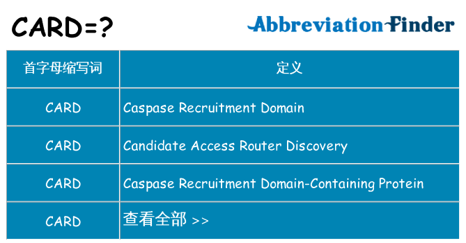 card 代表什么