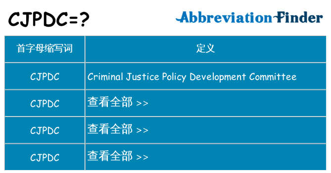 cjpdc 代表什么
