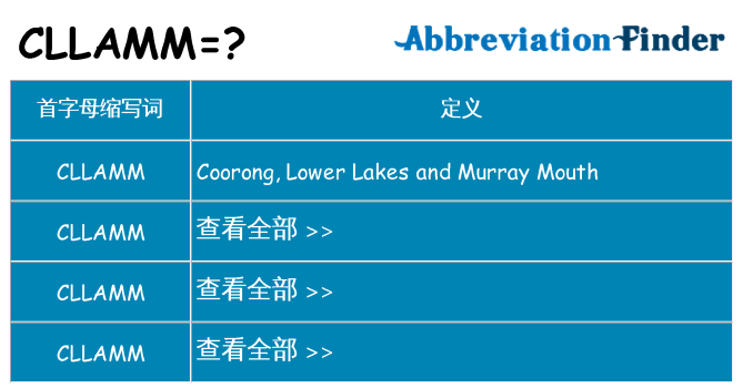 cllamm 代表什么