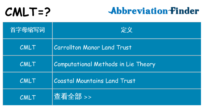 cmlt 代表什么