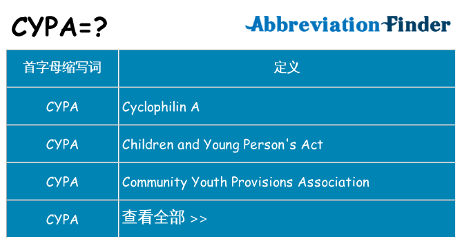 cypa 代表什么