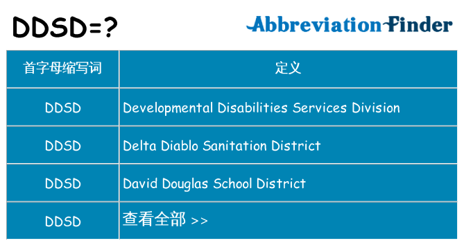 ddsd 代表什么