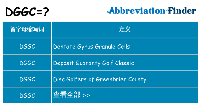 dggc 代表什么