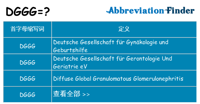 dggg 代表什么