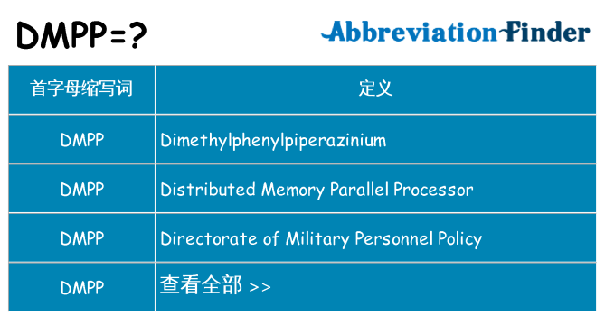 dmpp 代表什么