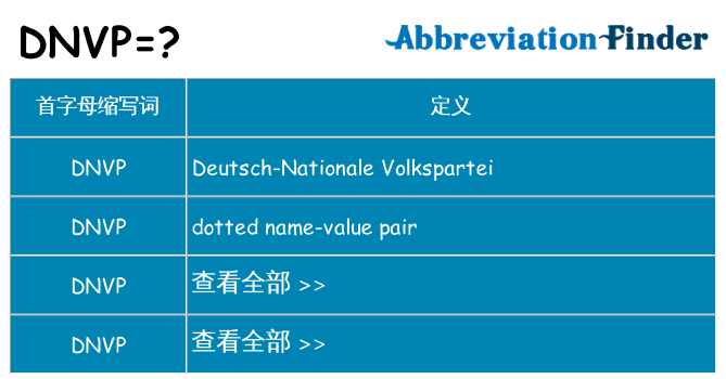 dnvp 代表什么