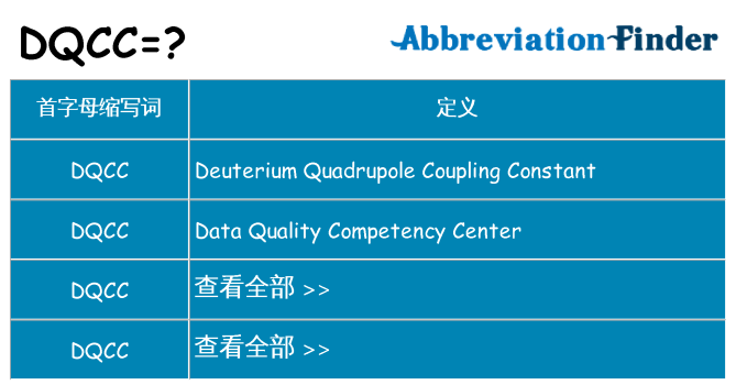 dqcc 代表什么