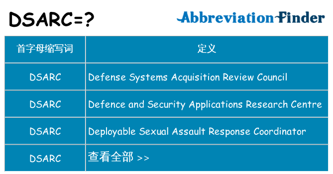 dsarc 代表什么