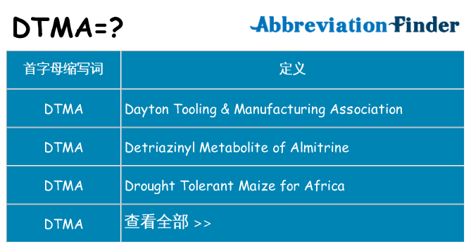 dtma 代表什么