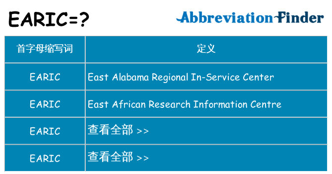 earic 代表什么