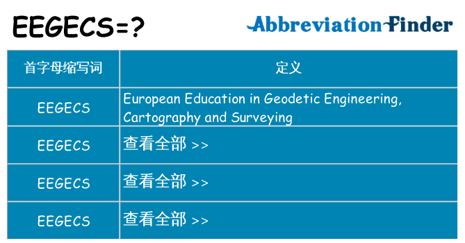 eegecs 代表什么
