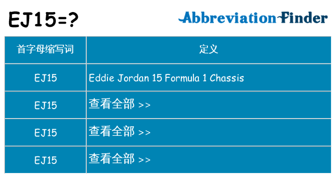 ej15 代表什么