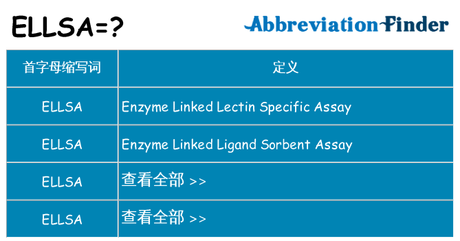 ellsa 代表什么