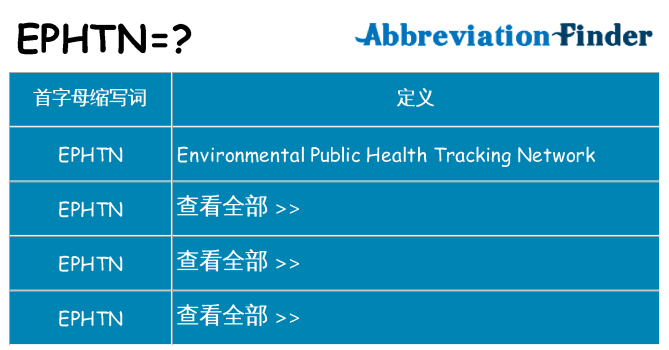 ephtn 代表什么