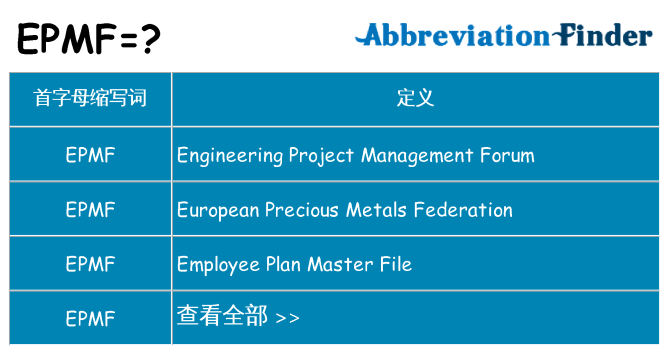 epmf 代表什么