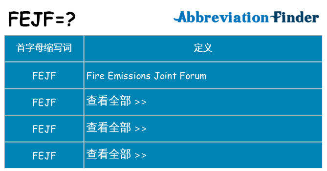 fejf 代表什么