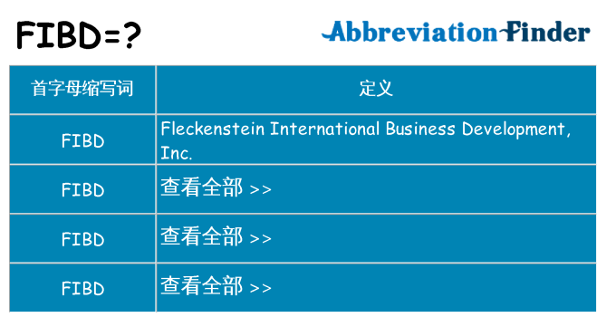 fibd 代表什么