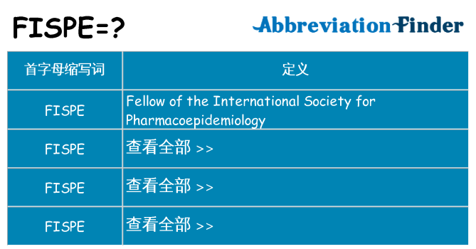 fispe 代表什么