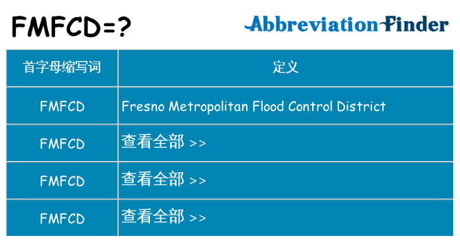 fmfcd 代表什么