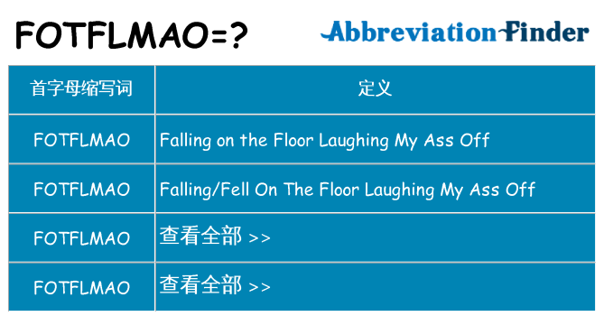 fotflmao 代表什么