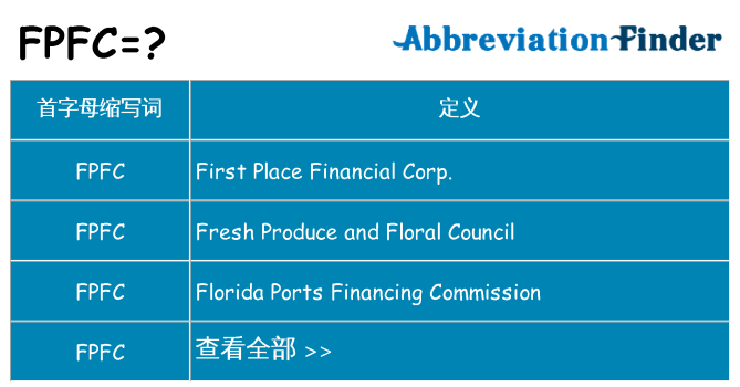 fpfc 代表什么