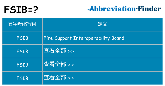 fsib 代表什么
