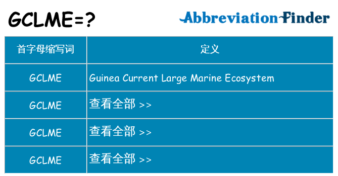 gclme 代表什么