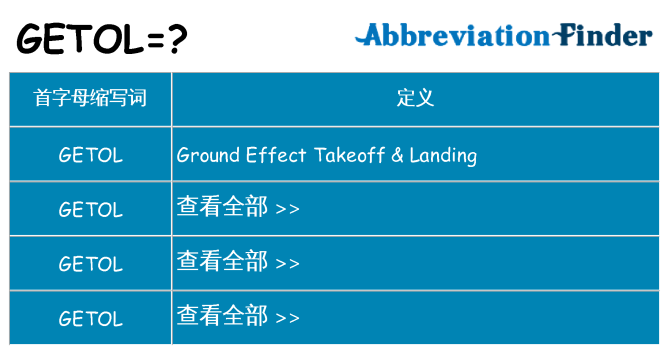getol 代表什么