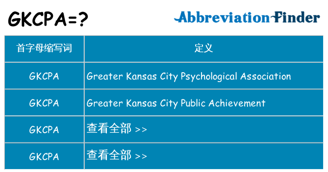 gkcpa 代表什么