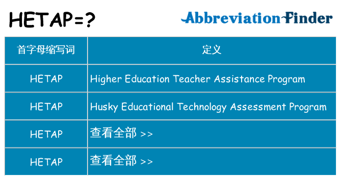 hetap 代表什么
