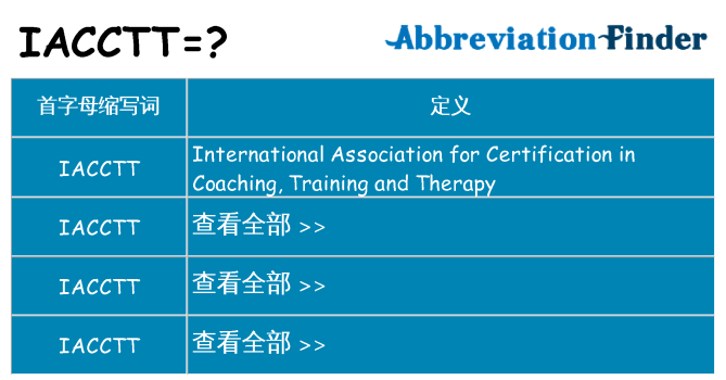 iacctt 代表什么