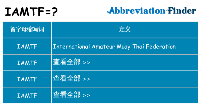 iamtf 代表什么
