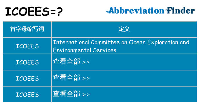icoees 代表什么