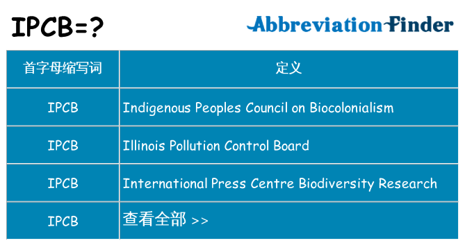 ipcb 代表什么