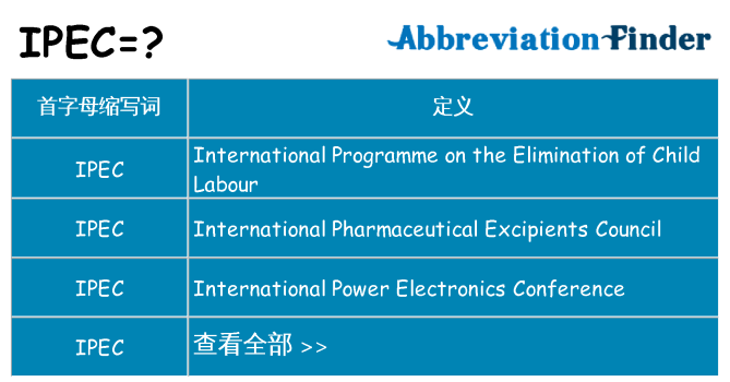 ipec 代表什么