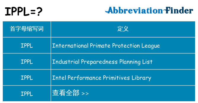 ippl 代表什么