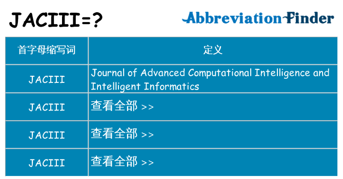jaciii 代表什么