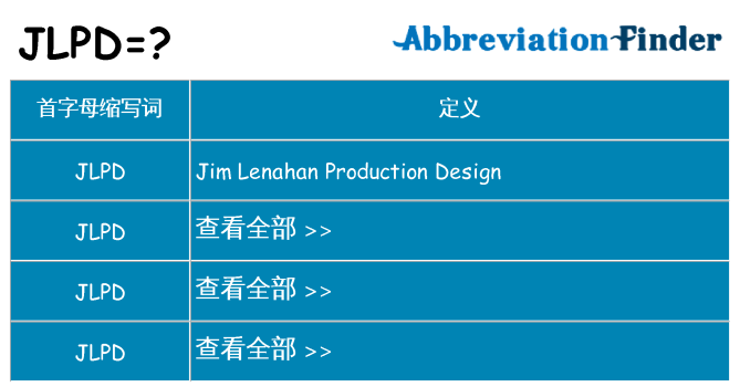 jlpd 代表什么