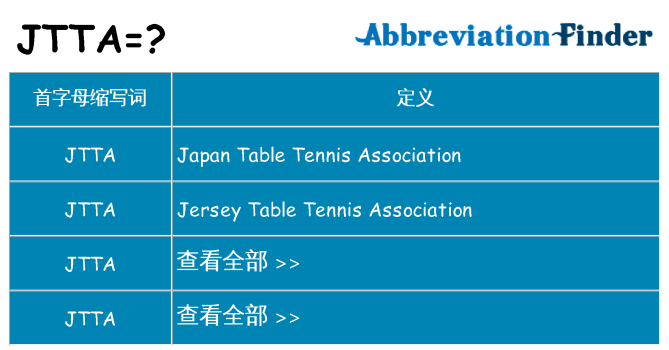 jtta 代表什么