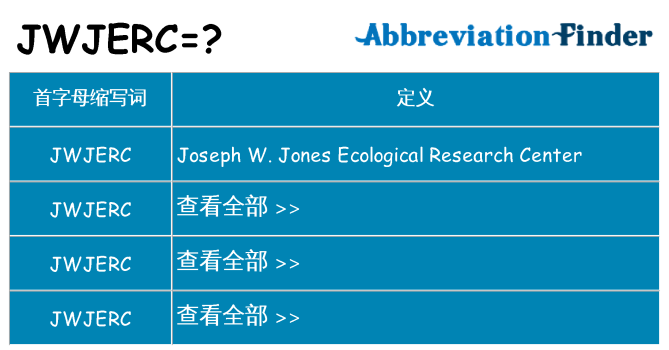 jwjerc 代表什么
