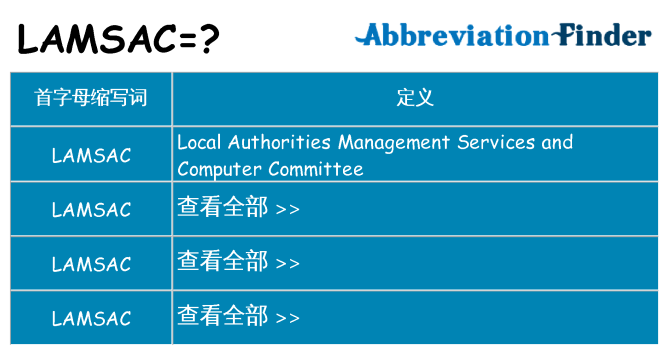 lamsac 代表什么